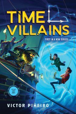 book cover for Time Villains
