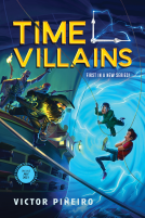 book cover for Time Villains