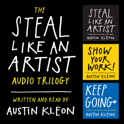 book cover for The Steal Like an Artist Audio Trilogy