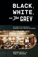 book cover for Black, White, and The Grey