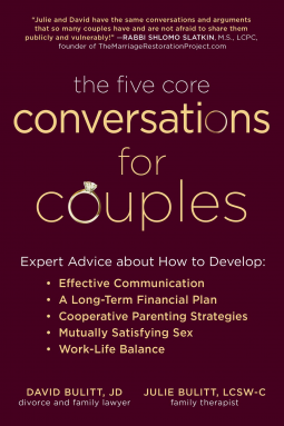 book cover for The Five Core Conversations for Couples