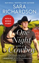 book cover for One Night with a Cowboy