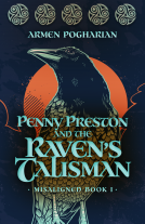 book cover for Penny Preston and the Raven's Talisman