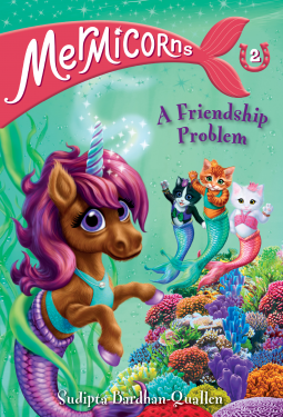 book cover for Mermicorns #2: A Friendship Problem