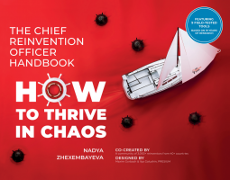 book cover for The Chief Reinvention Officer Handbook