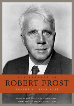 book cover for The Letters of Robert Frost, Volume 3
