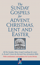 book cover for The Sunday Gospels for Advent, Christmas, Lent and Easter