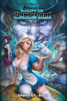 book cover for Alice in Wonderland