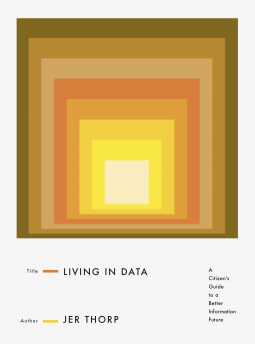 book cover for Living in Data