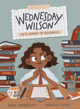 book cover for Wednesday Wilson Gets Down to Business