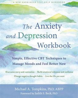 book cover for The Anxiety and Depression Workbook