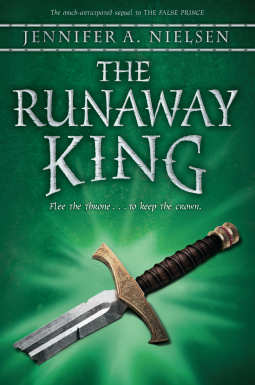 book cover for The Runaway King