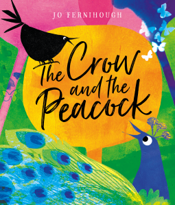 book cover for The Crow and the Peacock