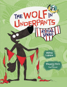 book cover for The Wolf in Underpants at Full Speed