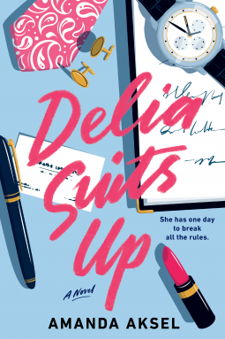 book cover for Delia Suits Up
