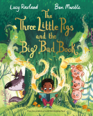 book cover for The Three Little Pigs and the Big Bad Book