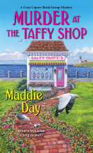 book cover for Murder at the Taffy Shop