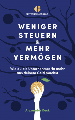 Buchcover für Weniger Steuern & mehr Vermögen