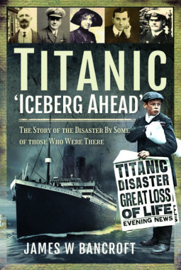 book cover for Titanic: 'Iceberg Ahead'