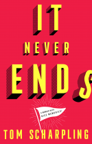 book cover for It Never Ends