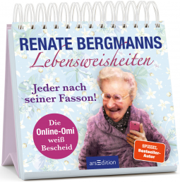 Buchcover für Renate Bergmanns Lebensweisheiten. Jeder nach seiner Fasson!