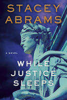 book cover for While Justice Sleeps
