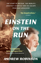 book cover for Einstein on the Run