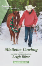 book cover for Mistletoe Cowboy