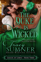 book cover for The Duke is Wicked