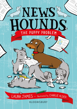 book cover for News Hounds: The Puppy Problem