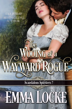 book cover for The Wooing of a Wayward Rogue