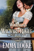 book cover for The Wooing of a Wayward Rogue