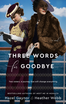 book cover for Three Words for Goodbye