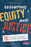 book cover for Elevating Equity and Justice