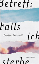 Buchcover für Betreff: Falls ich sterbe