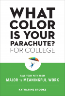 book cover for What Color Is Your Parachute? for College