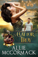 book cover for A Cat for Troy