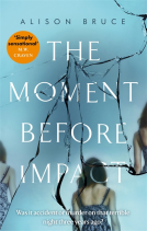 book cover for The Moment Before Impact