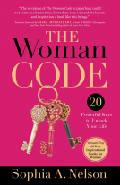 book cover for The Woman Code