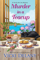 book cover for Murder in a Teacup