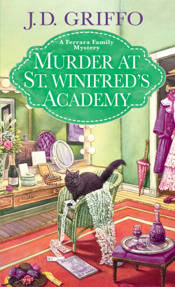 book cover for Murder at St. Winifred’s Academy