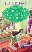 book cover for Murder at St. Winifred’s Academy