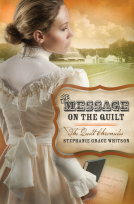 book cover for The Message on the Quilt