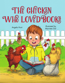 book cover for The Chicken Who Loved Books