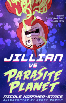 book cover for Jillian vs Parasite Planet