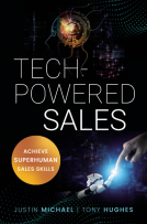 book cover for Tech-Powered Sales