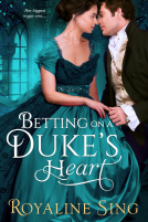 book cover for Betting on a Duke’s Heart