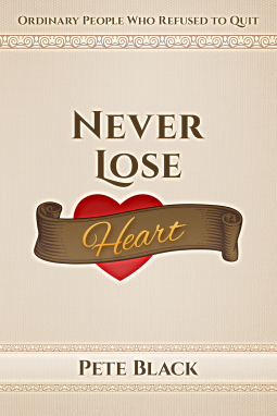 book cover for Never Lose Heart
