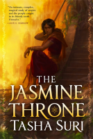 book cover for The Jasmine Throne