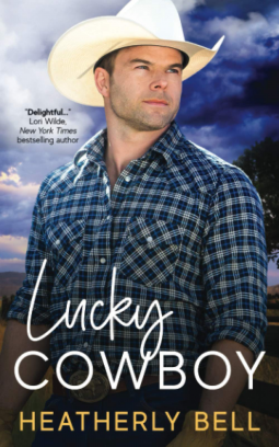 book cover for Lucky Cowboy